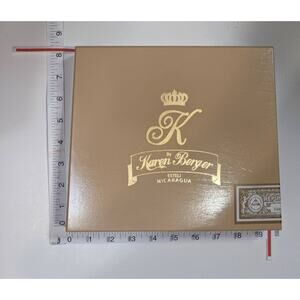 Empty Cigar box for Crafts Storage Purse Making Guitars Juggling Trinkets Herb